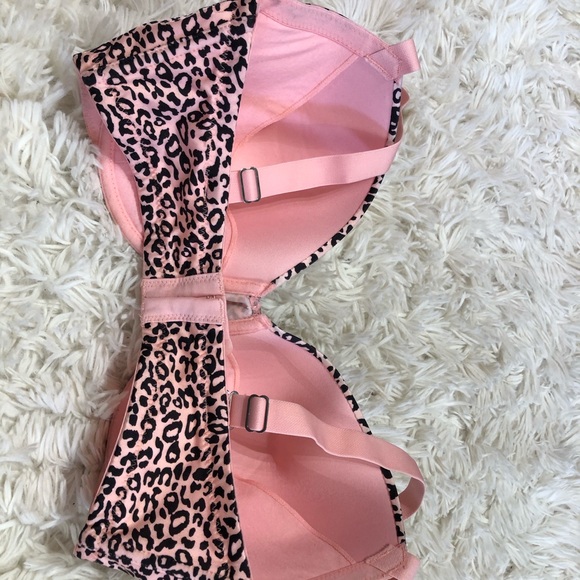 Frederick’s of Hollywood bra 36DDD/F Sexy NWOT PINK w cheetah animal print❤️❤️🤩 - Picture 5 of 10
